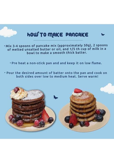 Gladful Sprouted Protein Banana And Choco-Banana Millet Pancake Mix 300 G (Pack Of 2)