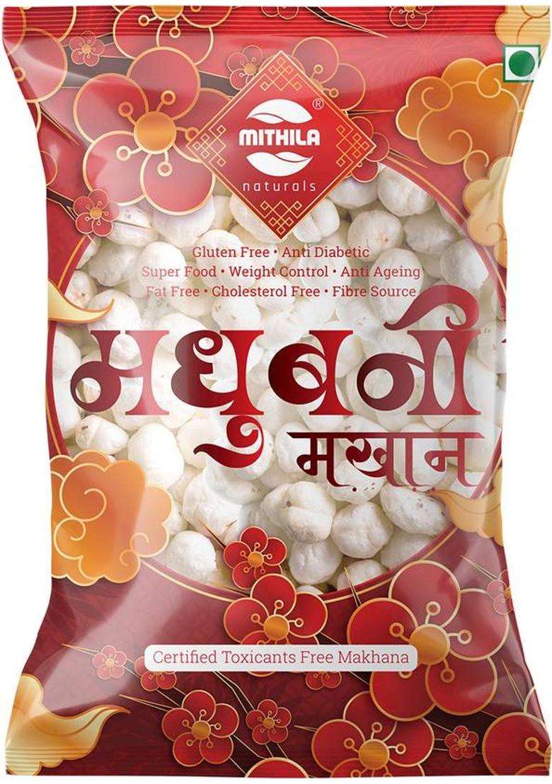 Mithila Naturals By Royal Madhubani Makhan Hand Picked Makhana Pack Of 1 Â&nbsp;Â&nbsp; 250 G - Indya