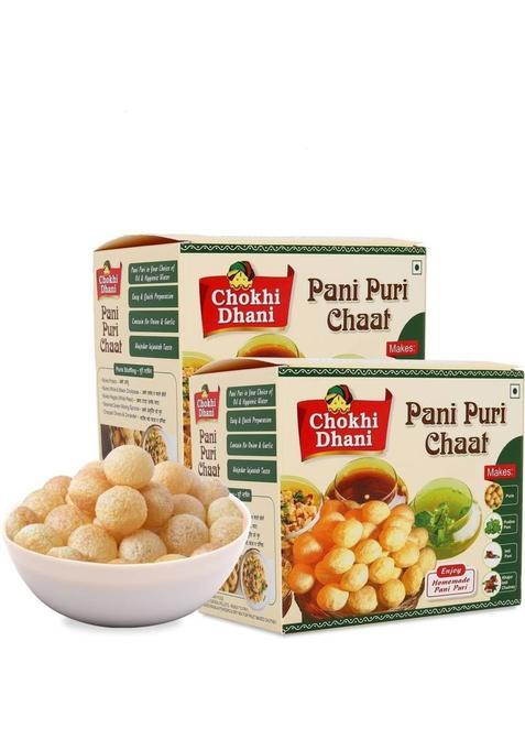 Chokhi Dhani By Na Pani Puri Chat | Khatta Meetha Golgappa Puchka Kit | Ready Eat Meal (Pack Of 2)&nbsp;&nbsp;(440 G)