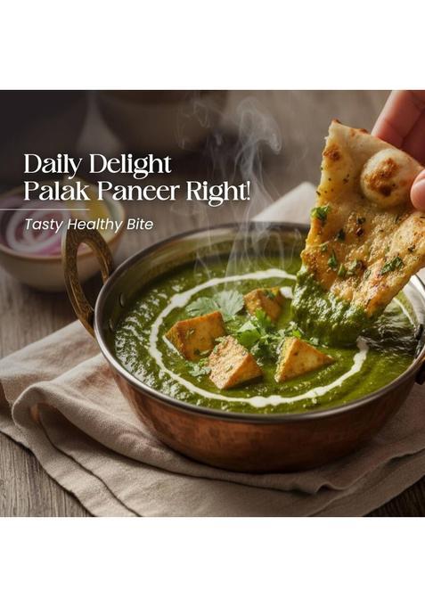 Chericious Ready To Eat Jain Palak Paneer (Re.Hy.Wt. 300 Gms), No Preservatives, Healthy (90 G)