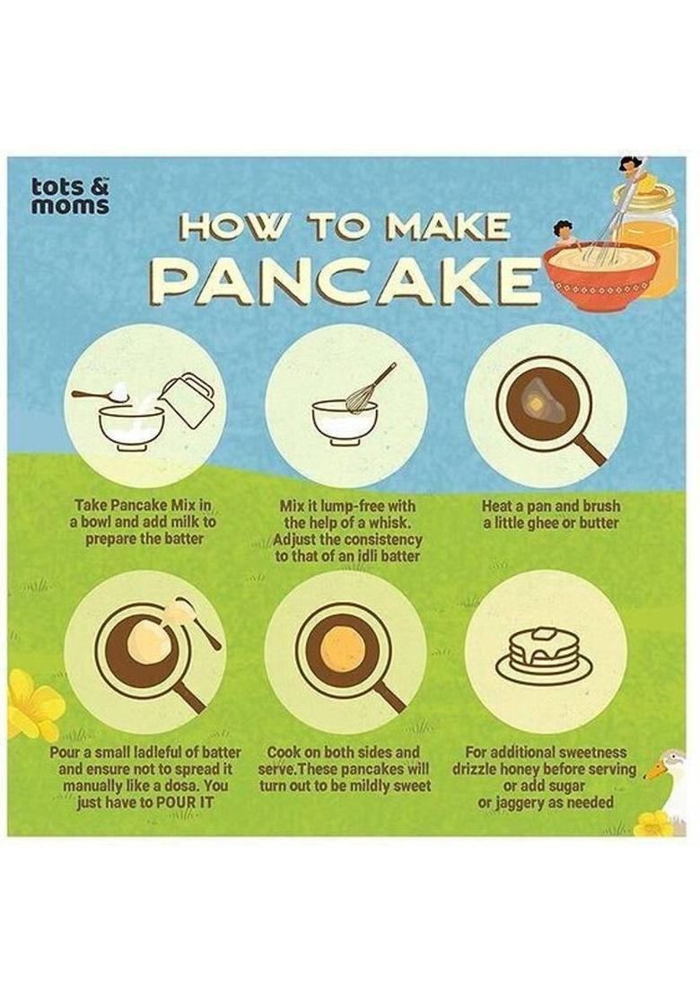 Tots And Moms Banana Almond Pancake Mix With Jaggery 250 G