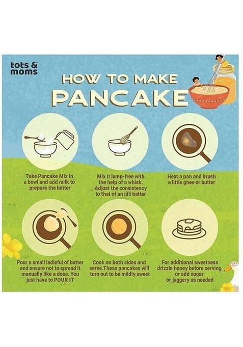 Tots And Moms Banana Almond Pancake Mix With Jaggery 250 G