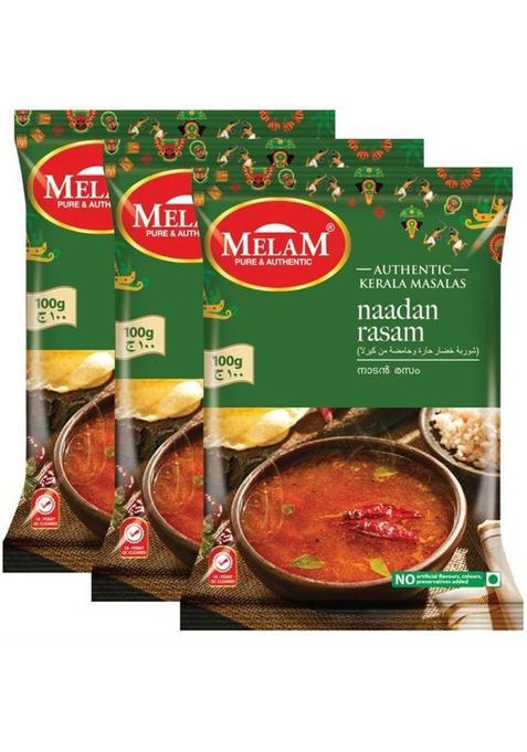 Melam Nadan Rasam | Pack Of 3 | 100G Each | 100 G&nbsp;&nbsp;(Pack Of 3)