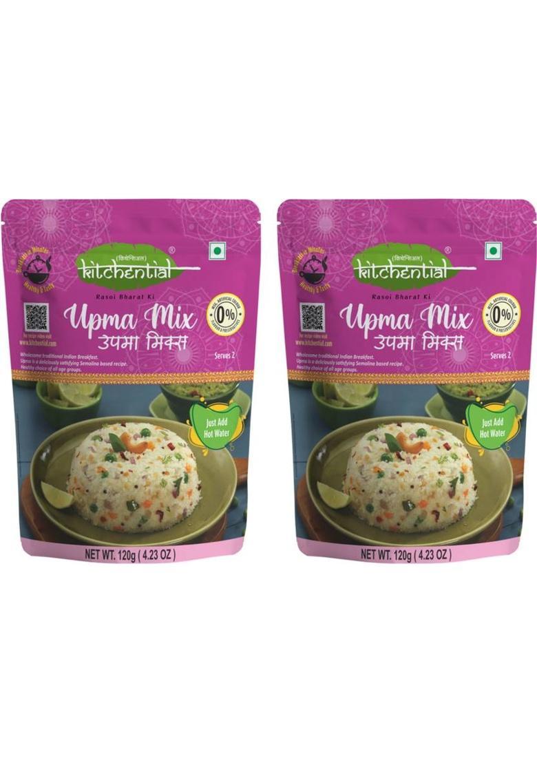 Kitchential Upma Mix | Tasty Breakfast, Quick Meal | (Pack Of 2