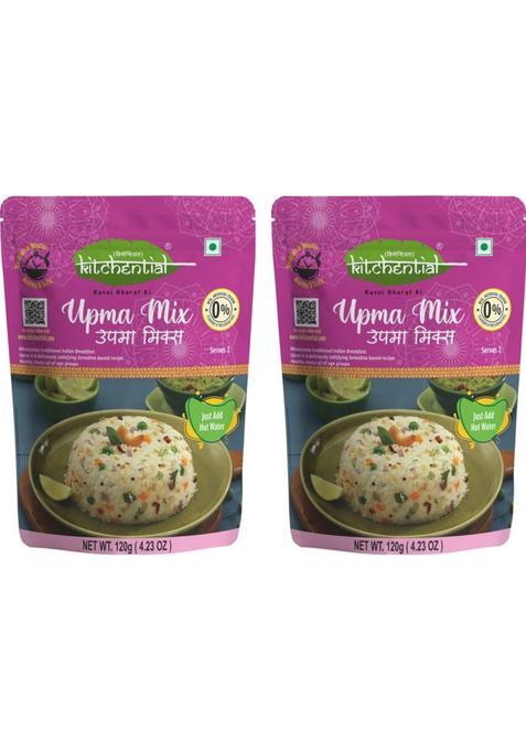 Kitchential Upma Mix | Tasty Breakfast, Quick Meal | (Pack Of 2
