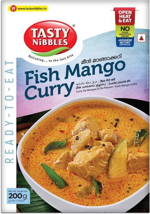 Tasty Nibbles Ready To Eat Fish Mango Curry | No Added Preservatives Using Retort Technology&nbsp;&nbsp;(200 G)