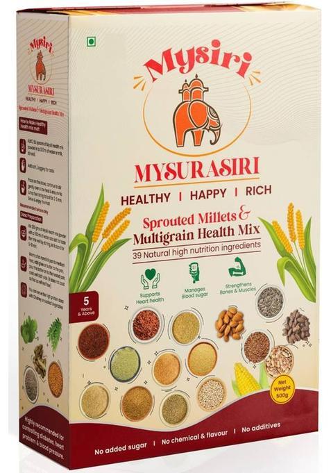 Mysiri Mysurasiri Sprouted Millets And Multigrains Health Mix 500 G