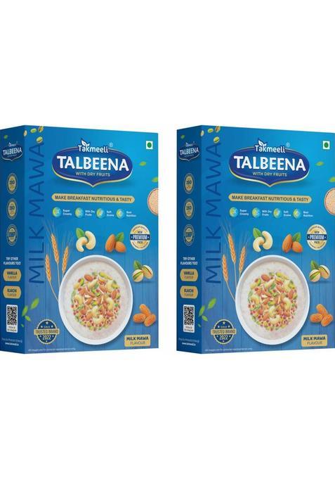 Takmeeli Talbeena With Dry Fruits – Milk Mawa Flavour | Premium Pack | Pack-2| 250G X 2 = 500 G&nbsp;&nbsp;(Pack Of 2)