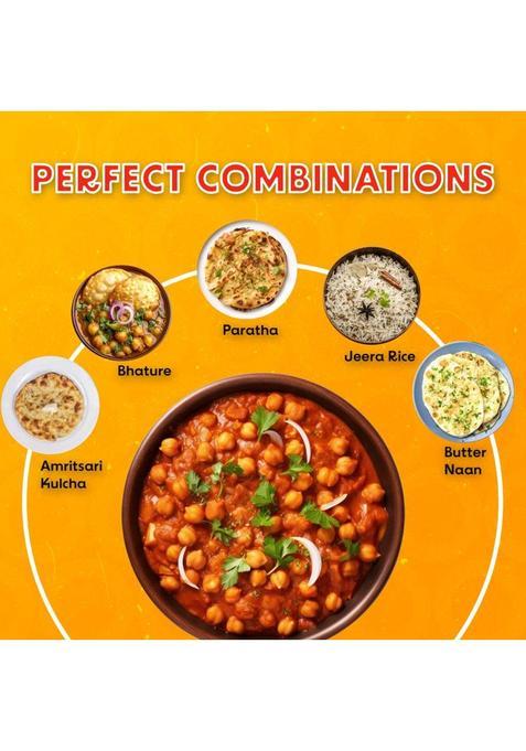 Chokhi Dhani By Na Punjabi Chole | Amritsari Masala | Ready To Eat Meal In 2 Minutes (Pack Of 1) (300 G)
