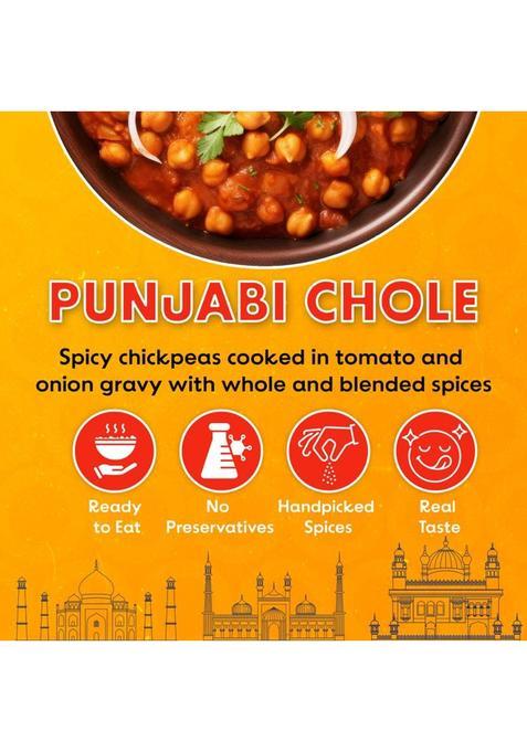 Chokhi Dhani By Na Punjabi Chole | Amritsari Masala | Ready To Eat Meal In 2 Minutes (Pack Of 1) (300 G)