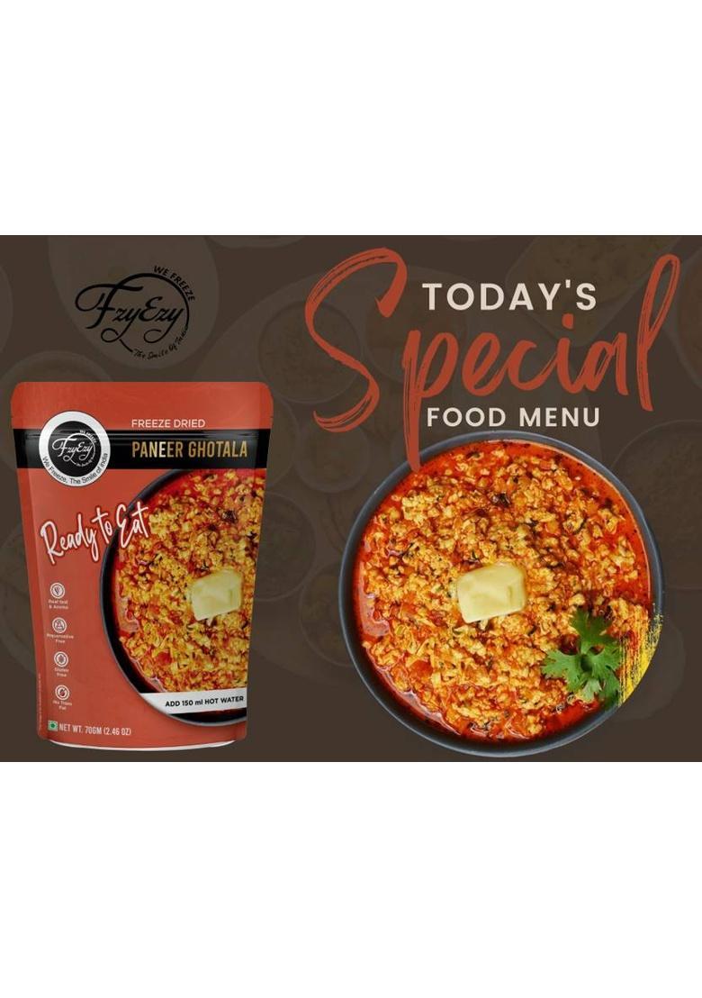 Fzyezy Ready To Eat Paneer Ghotala 70 G