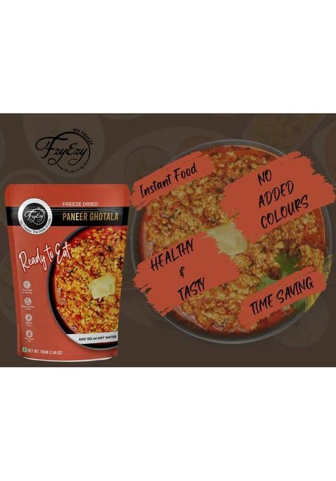Fzyezy Ready To Eat Paneer Ghotala 70 G