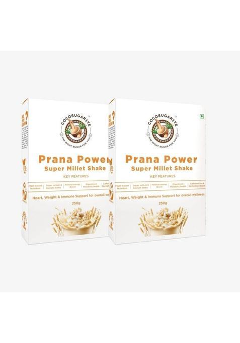 Cocosugarite Prana Power Super Millet Shake Plant-Based Nutritious Health Drink Mix (250Gm*2) 500 G