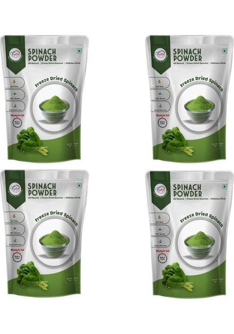 Fzyezy Freeze Dried|Healthy|Organic|Dehydrated Spinach Powder Pack-4(50Gm) 200 G