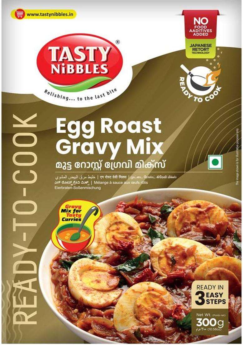 Tasty Nibbles Ready To Cook Egg Roast Gravy Mix|No Added Preservatives 300 G 300 G - Indya