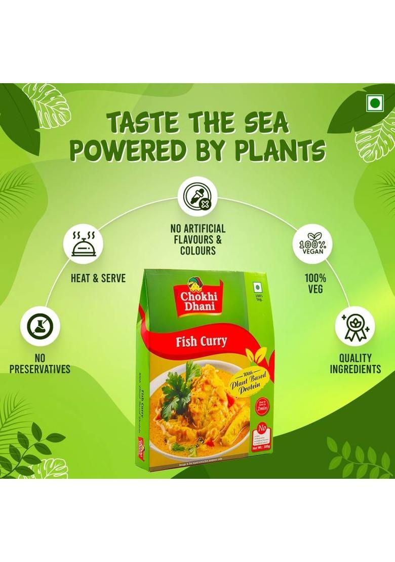 Chokhi Dhani Foods By Na Plant Based Fish Curry 300Gm (300 G)