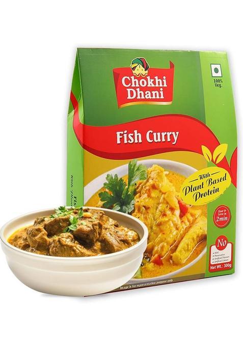 Chokhi Dhani Foods By Na Plant Based Fish Curry 300Gm (300 G)