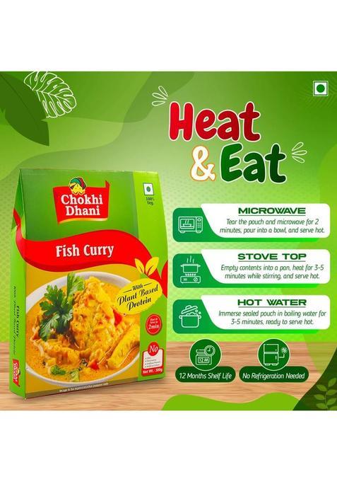 Chokhi Dhani Foods By Na Plant Based Fish Curry 300Gm (300 G)