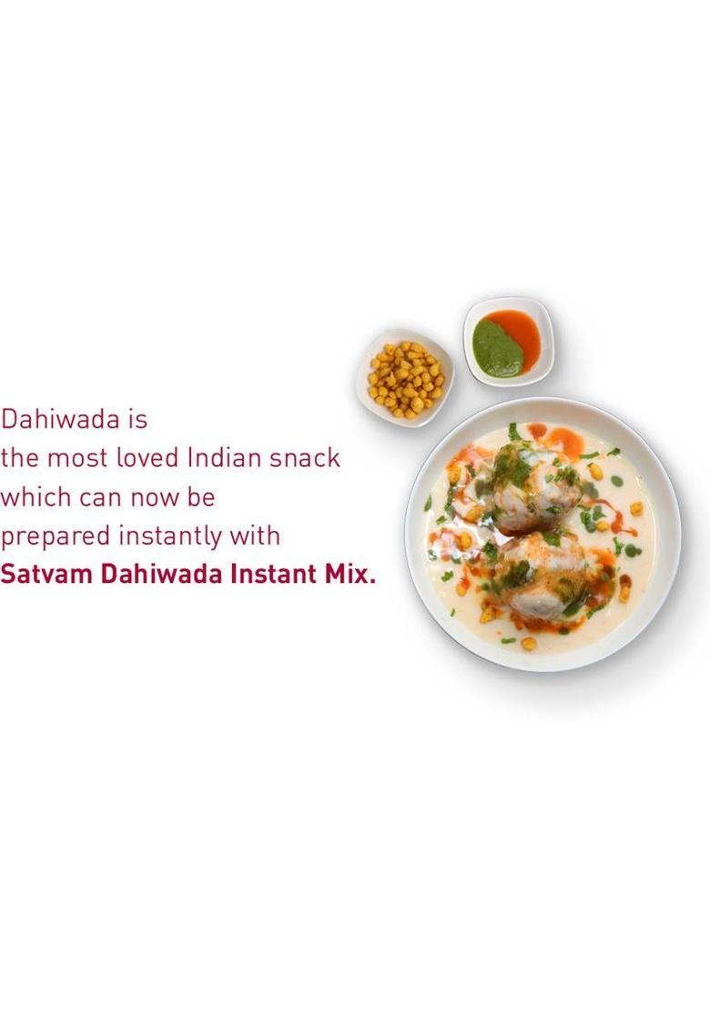 Satvam Dahi Wada Instant Mix, 400 Grams 400 G