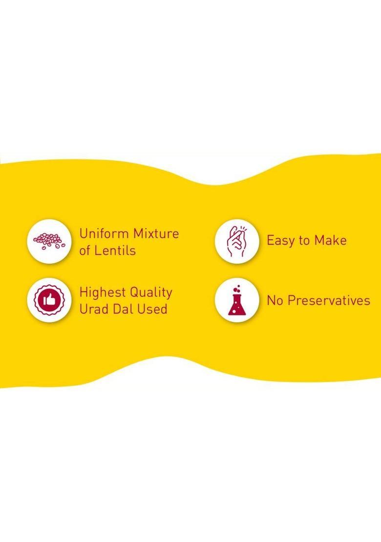 Satvam Dahi Wada Instant Mix, 400 Grams 400 G