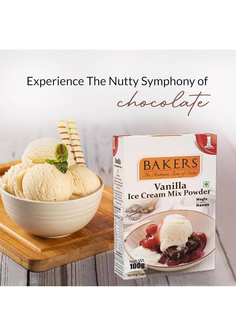 Bakers Vanilla| Mango| Chocolate| Kesar Pista| Strawberry| Butterscotch Ice Cream 600 G (Pack Of 6)