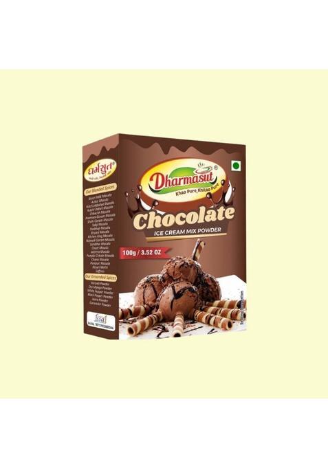 Dharmasut 2 Chocolate + 2 Vanilla Instant Ice Cream Mix Powder | Combo Of 4 | 400 G (Pack Of 4)