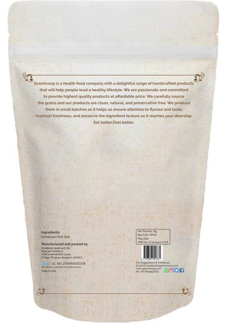 Graminway Himalayan Pink Salt 1 Kg