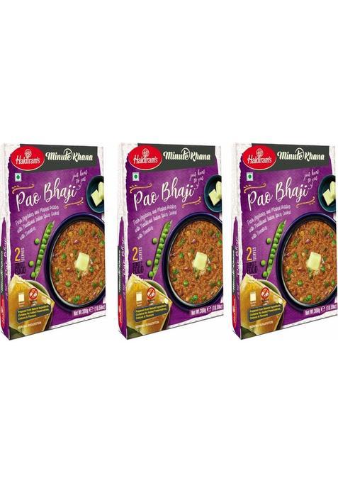 Haldiram'S Haldiram Ready To Eat Pao Bhaji 300 G X 3 Pcs&nbsp;&nbsp;(900 G)