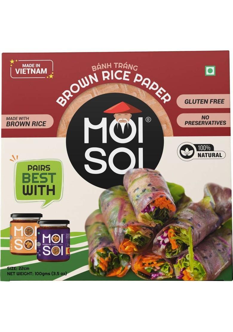 Moi Soi Vietnamese Brown Rice Paper Roll