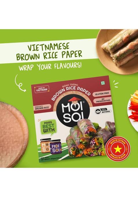 Moi Soi Vietnamese Brown Rice Paper Roll