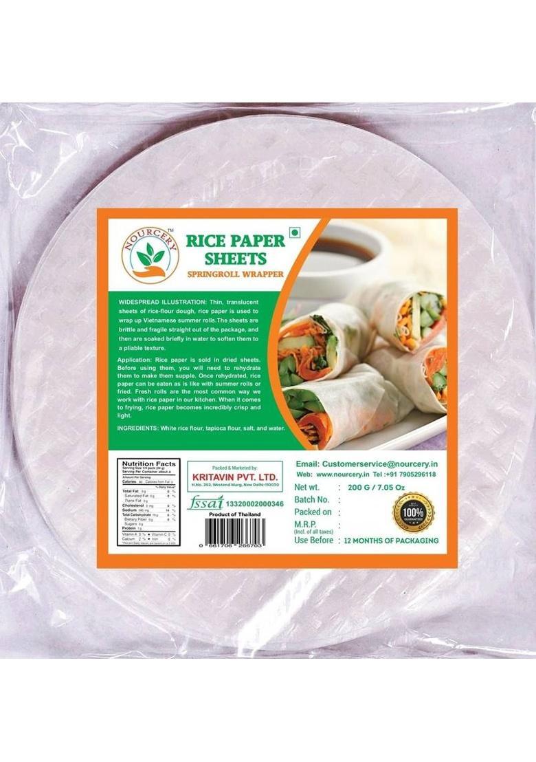 Jvapa Rice Paper For Salad/Summer Rolls (100 G)