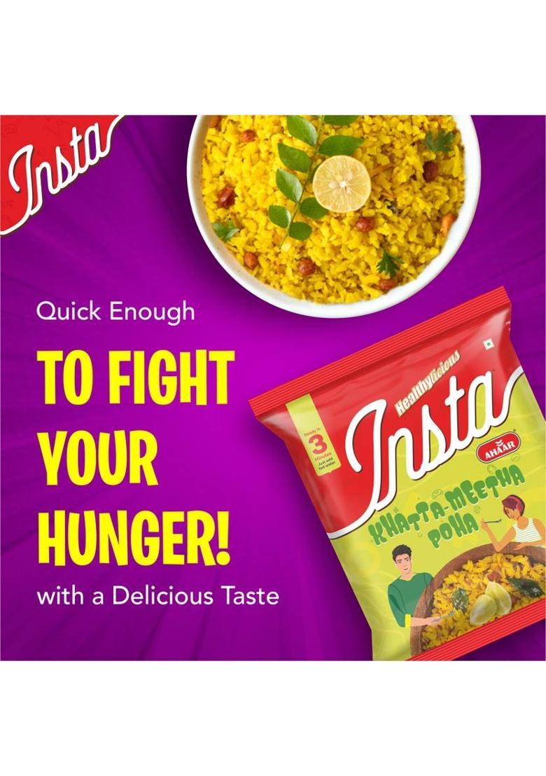 Insta Ahaar Khatta Meetha Poha