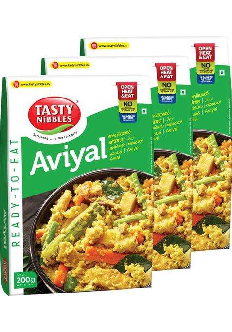 Tasty Nibbles Ready To Eat Avial Curry 200G X3&nbsp;&nbsp;(600 G)