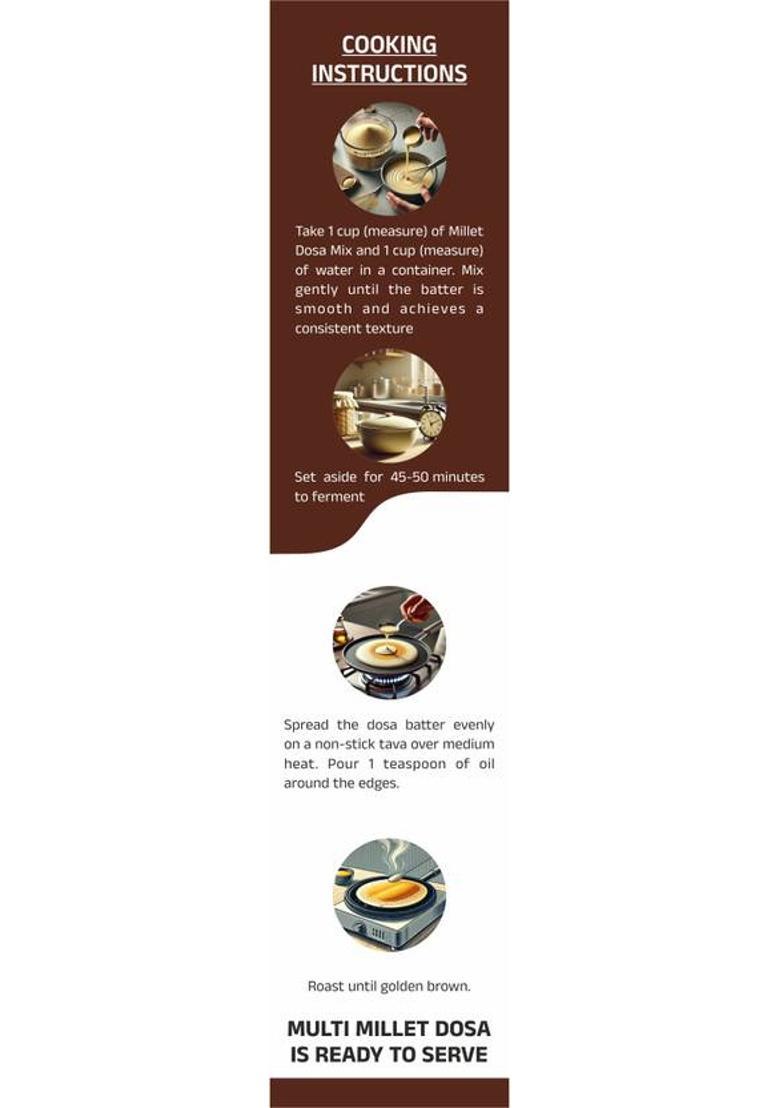 Lakshmi Fresh Multi Millet Dosa Mix 500G 500 G