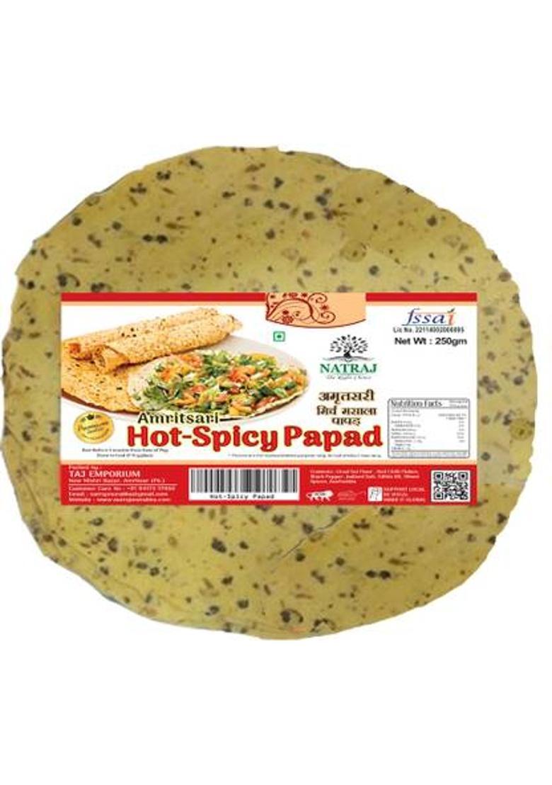 Natraj The Right Choice By Natraj The Right Choice Amritsari Spicy Masala Papad (250 G)