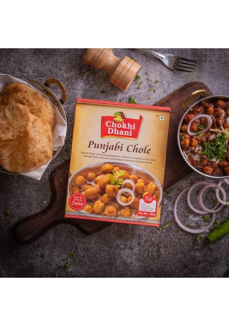 Chokhi Dhani By Na Punjabi Chole 300 Gm,Kadhi Pakora 300 Gm,Gatta Curry 300Gm (0.85 Kg)