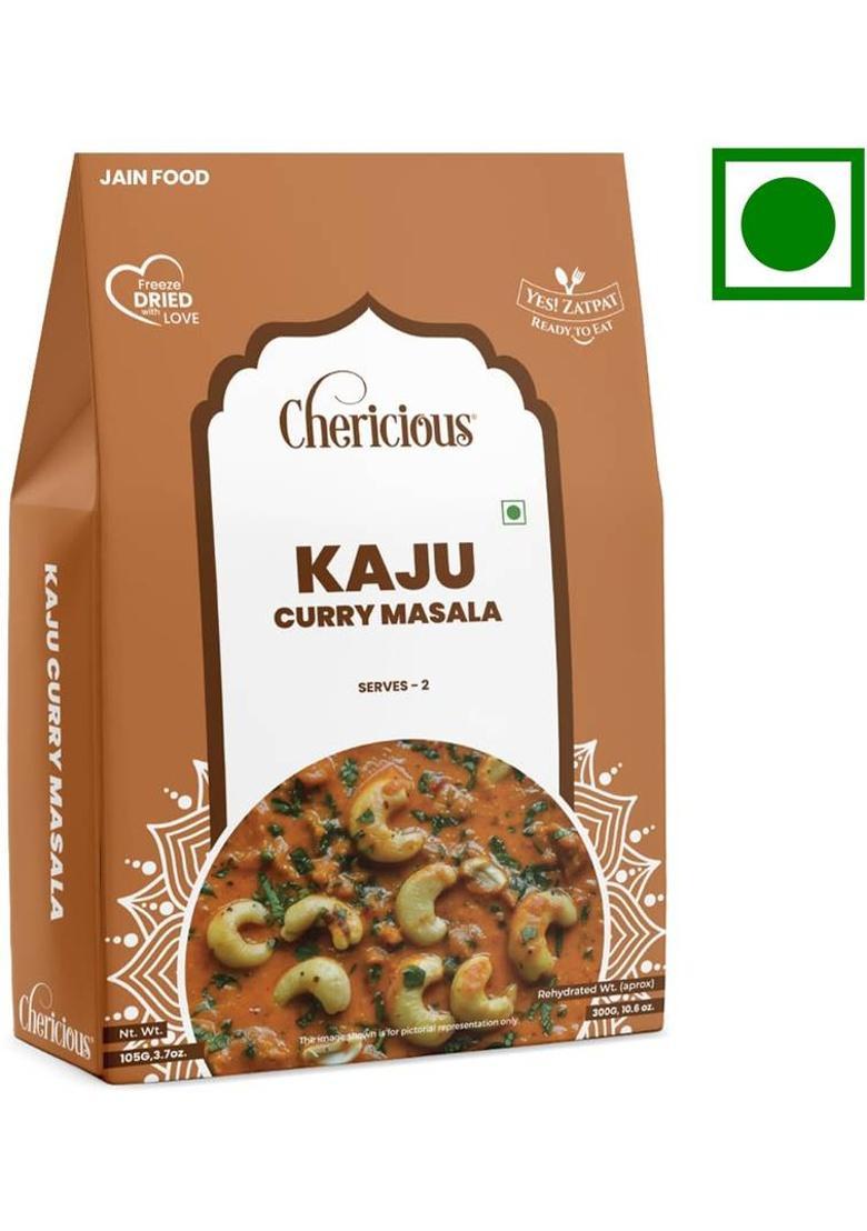 Chericious Ready To Eat Jain Kaju Curry (Re.Hy.Wt. 300 Gms), No Preservatives-Tasty-Healthy (105 G)