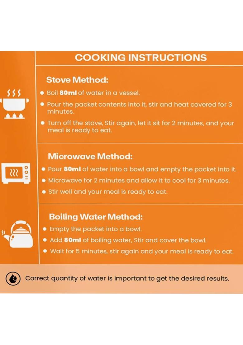 Dryfii Ready-To-Eat Instant Gajar Halwa | Pure Veg | Freeze Dried | Rehydrated Wt. (540 G)