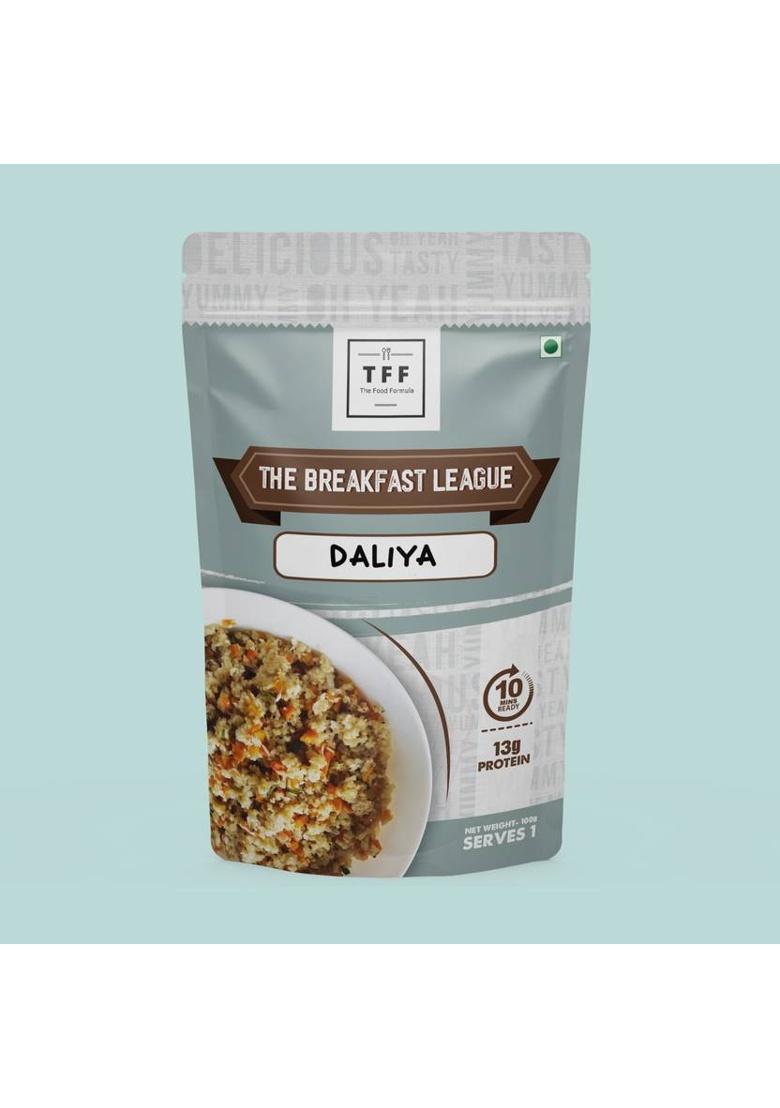 Tff The Food Formula Daliya Premix Ready To Cook Breakfast Mix Ready In 10 Mins Instant Daliya 100 G