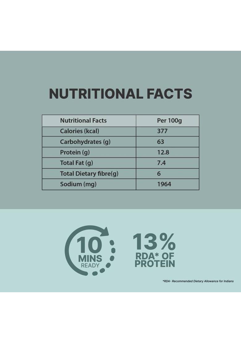 Tff The Food Formula Daliya Premix Ready To Cook Breakfast Mix Ready In 10 Mins Instant Daliya 100 G