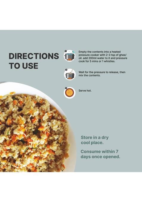 Tff The Food Formula Daliya Premix Ready To Cook Breakfast Mix Ready In 10 Mins Instant Daliya 100 G