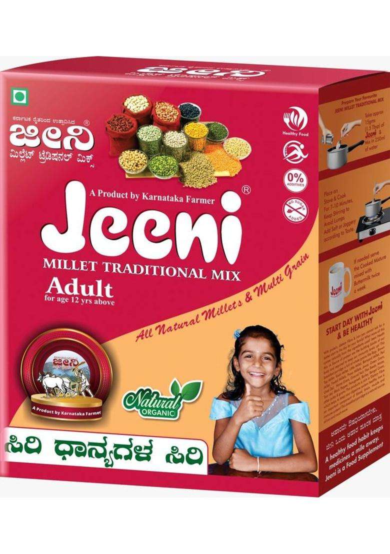 Jeeni Millet Traditional Mix Adult 900 G - Indya