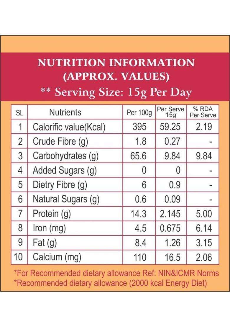 Jeeni Millet Traditional Mix Adult 900 G - Indya