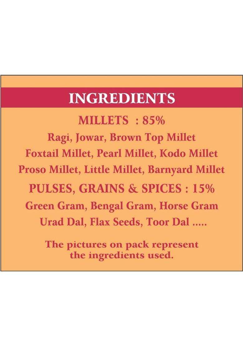 Jeeni Millet Traditional Mix Adult 900 G - Indya