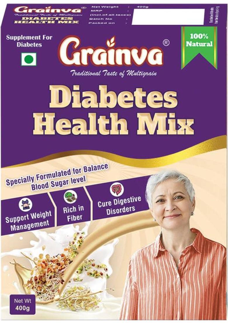 Grainva Diabetes Health Mix | Helps To Control Blood Sugar Level 400 G