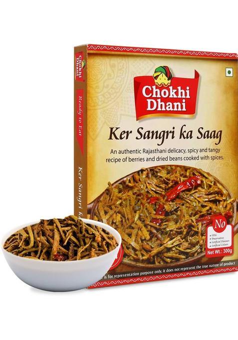 Chokhi Dhani By Na Ker Sangari Ka Saag Ready To Eat Meal In 2 Minutes (Pack Of 1)&nbsp;&nbsp;(300 G)