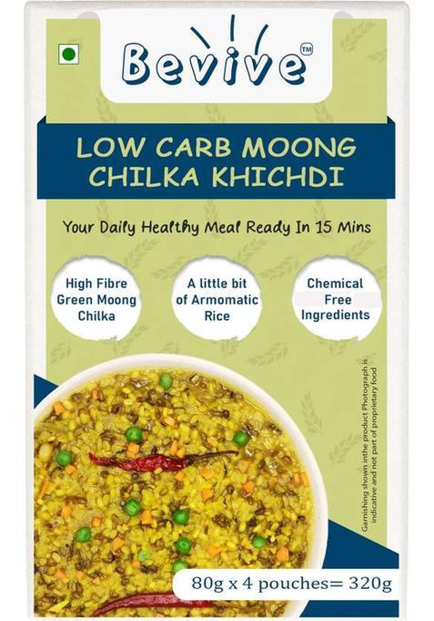 Bevive Low Carb Moong Chilka Khichdi In 15 Minutes-4X80G= 320 G