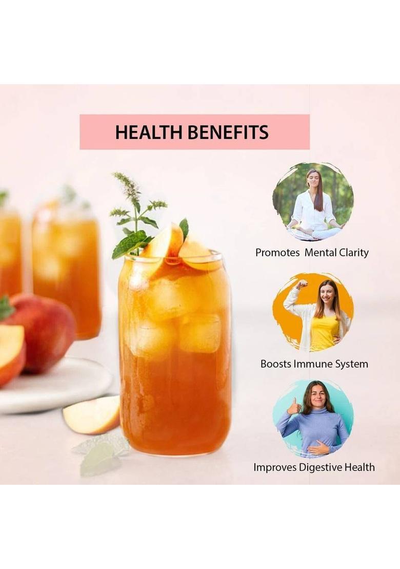 Golden Tips Loose-Leaf Healthy And Natural Peach Black Tea Box (100 G)