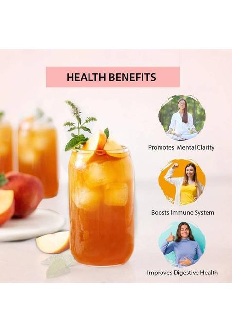 Golden Tips Loose-Leaf Healthy And Natural Peach Black Tea Box (100 G)