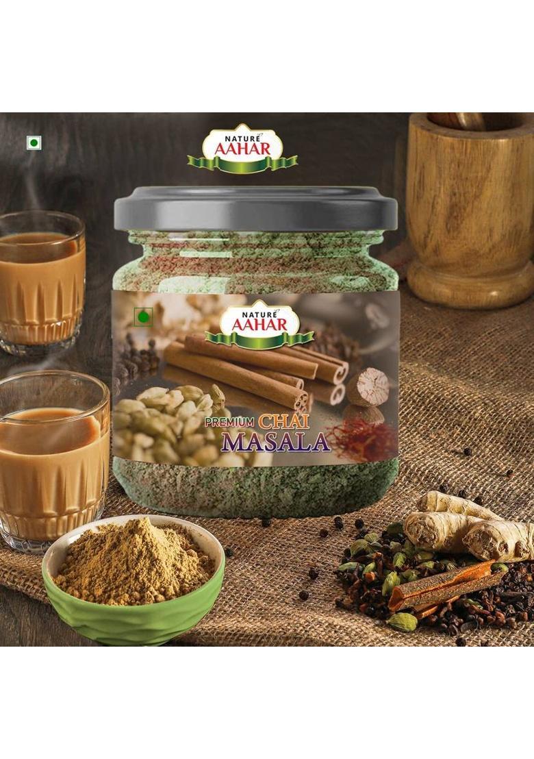Nature Aahar Premium Saffron Chai Masala Tea 100G Masala Tea Box (100 G)